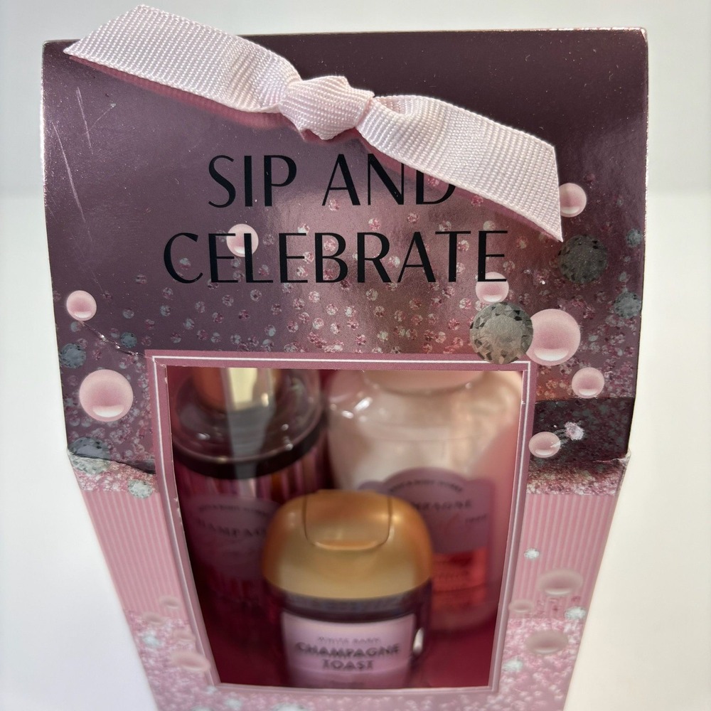 Bath & Body Works ~ Champagne Toast ~ 3pc Travel Size Gift Set - Picture 3 of 6